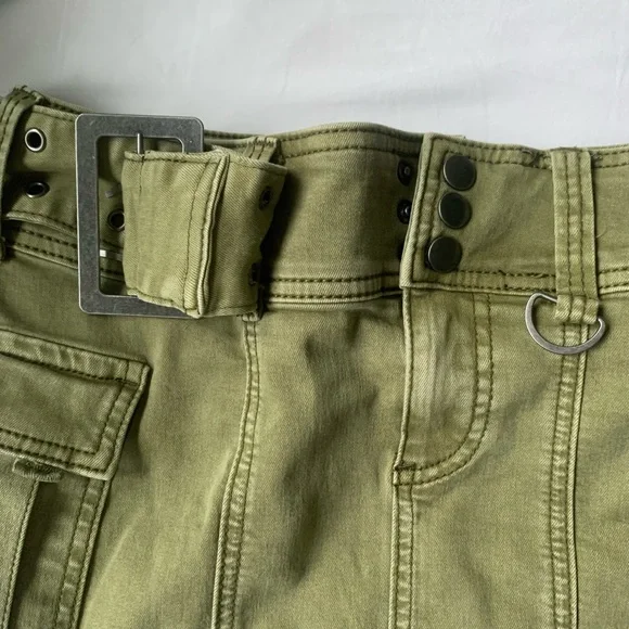 Rockstar Girlfriend green miniskirt - Picture 2 of 4